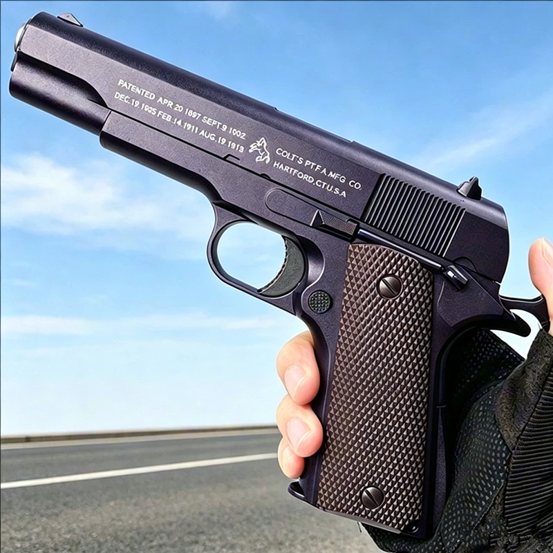 H系列645玩具枪儿童1911格洛克勃朗宁合金枪模成人发射器童年回忆