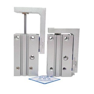 亚德客HLH6X20S HLH10X10S 16X50 X15X20X25X30X40侧轨型滑台气