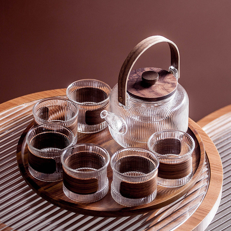 茶壶泡茶壶煮茶器玻璃水壶耐热茶杯花茶壶中式功夫茶具套装家用,餐饮具,花草茶具,淘宝优惠券,粉丝福利购,淘宝优惠卷