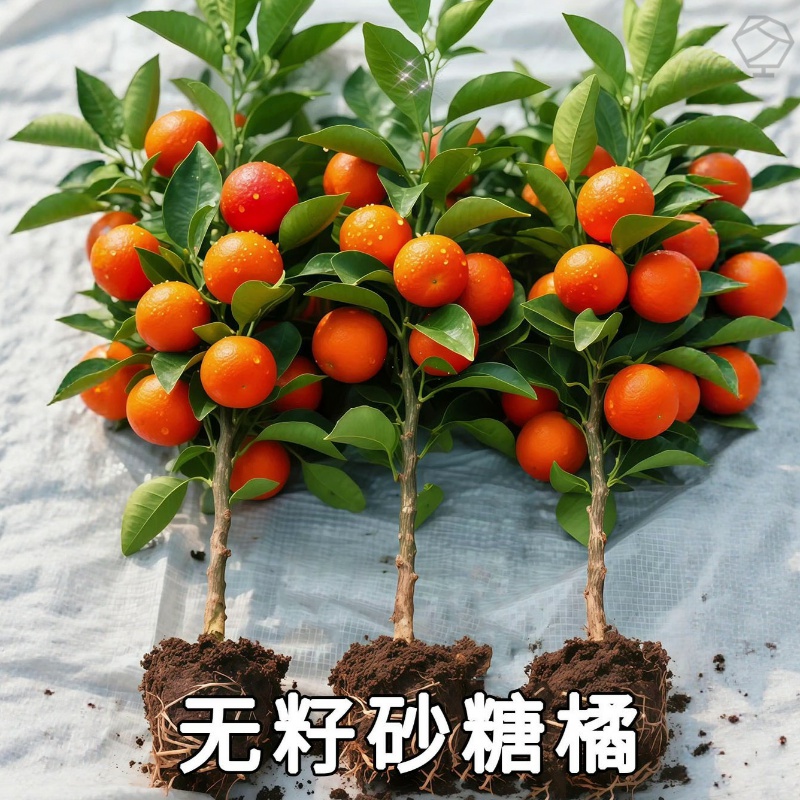 沙糖桔子树苗正宗广西砂糖橘树苗南方北方种植无籽嫁接橘子橙子树