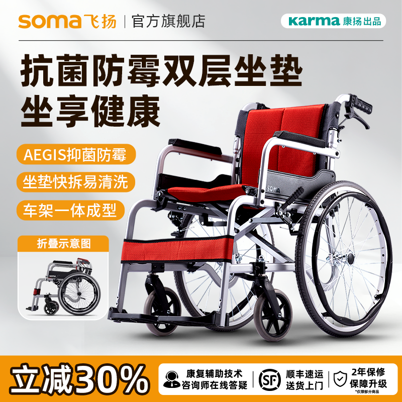 手动便携式老人专用小型折叠