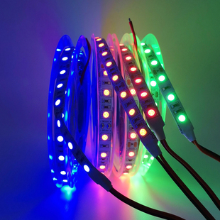 led灯带低压12V超亮5050贴片柜台灯箱单色防水卡槽软灯条氛围吊顶