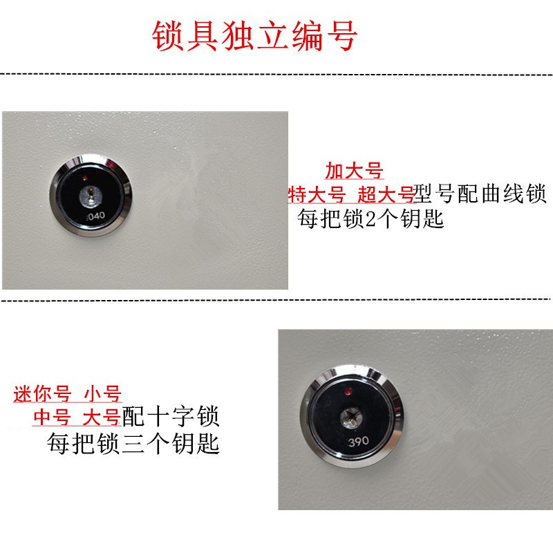 老年人用的保险柜家用防盗可固定机械锁老式小型单钥匙简易保险箱