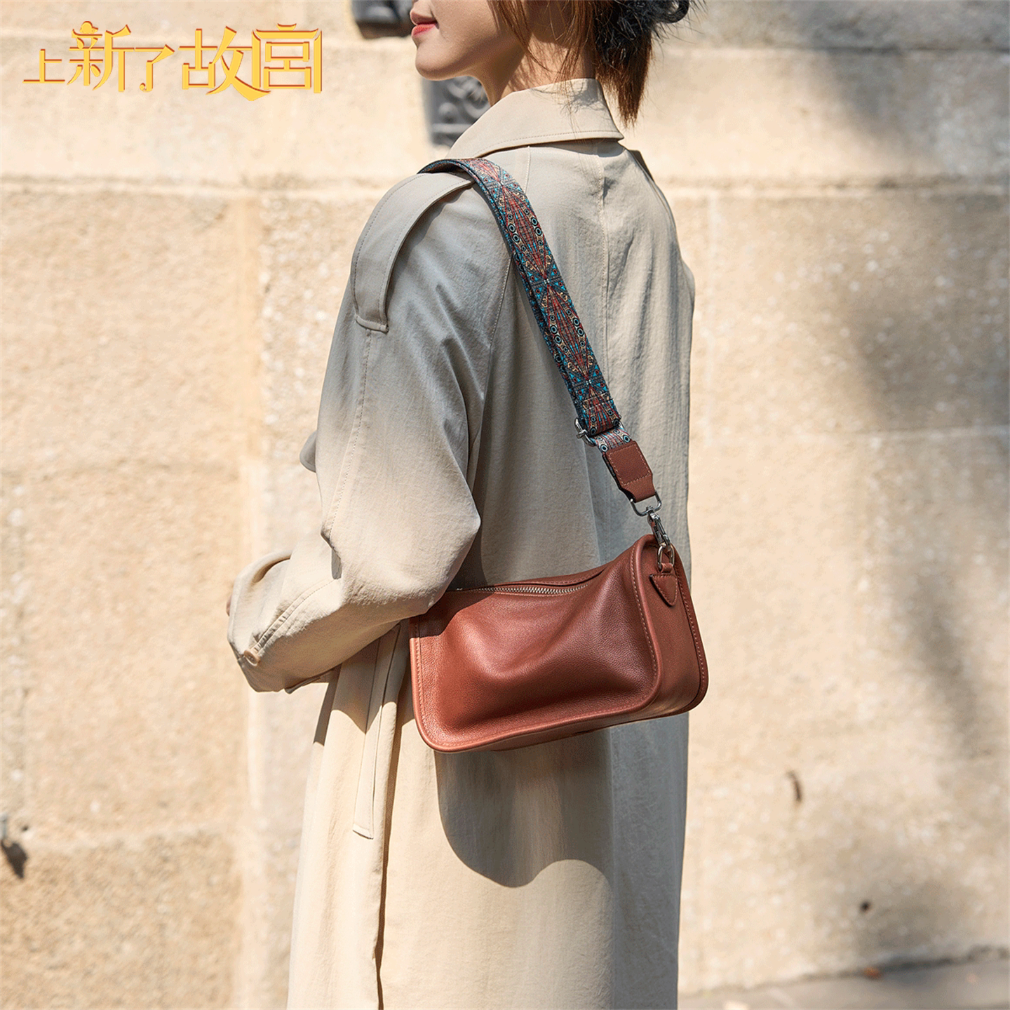 女包2026新款高级感小众真皮波士顿包包单肩斜挎包休闲通勤枕头包