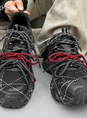 XJXY2025新款时尚百搭秋冬季鞋子男鞋男士休闲鞋运动鞋增高潮流鞋