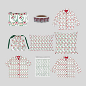 Cosmos 小雏菊风 手拿包 KBP 靠垫 胶带 格调家居软装 化妆包