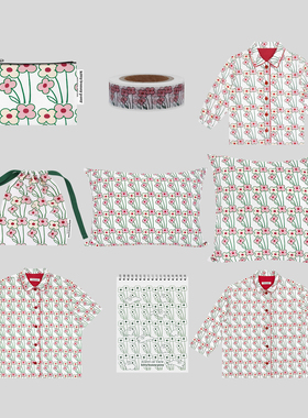 KBP Cosmos 手拿包 靠垫 胶带 小雏菊风 格调家居软装 化妆包