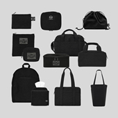 Easy 便携 Black 可爱 KBP 小号 尼龙收纳包 旅行包 儿童手提包