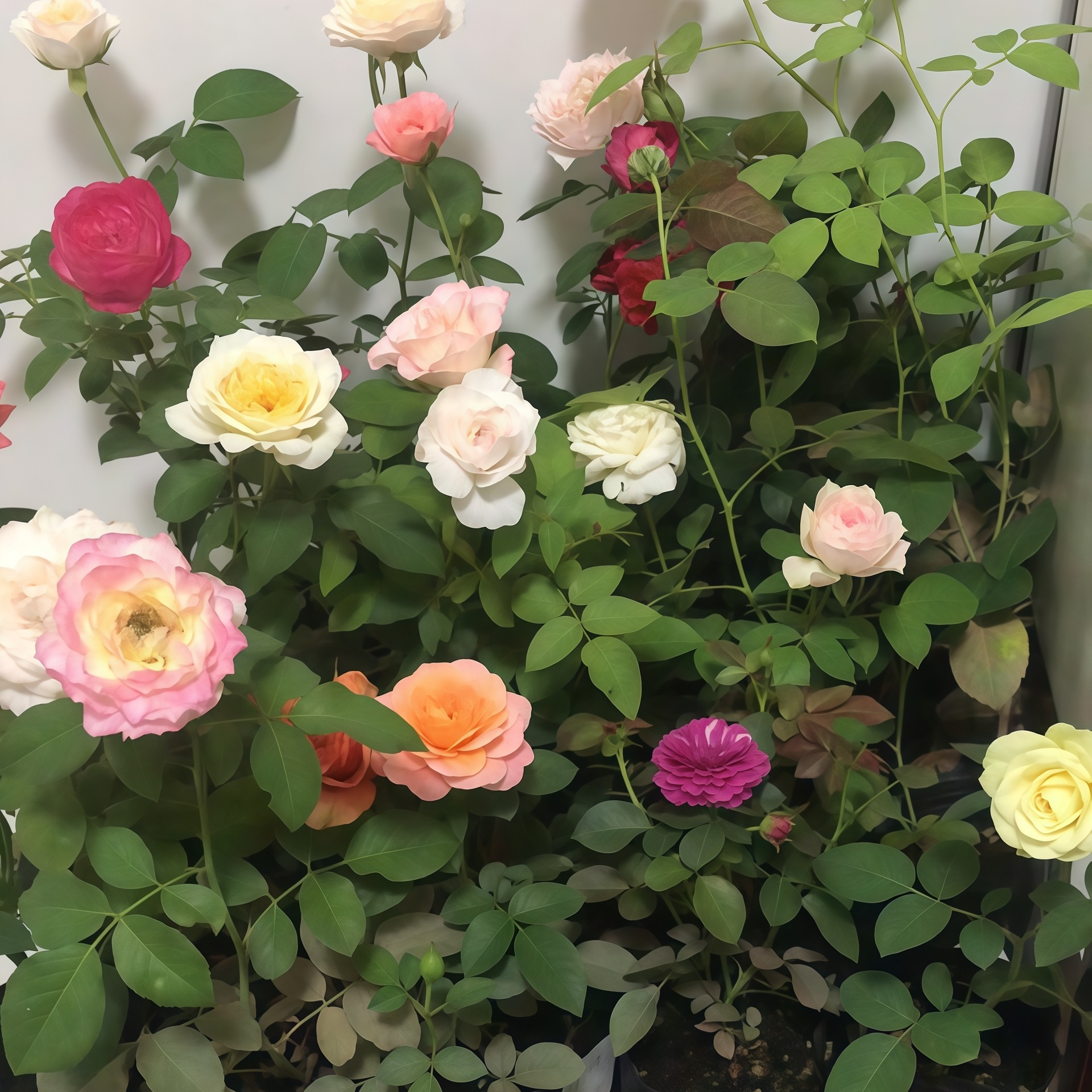 重瓣品种特大花浓香玫瑰