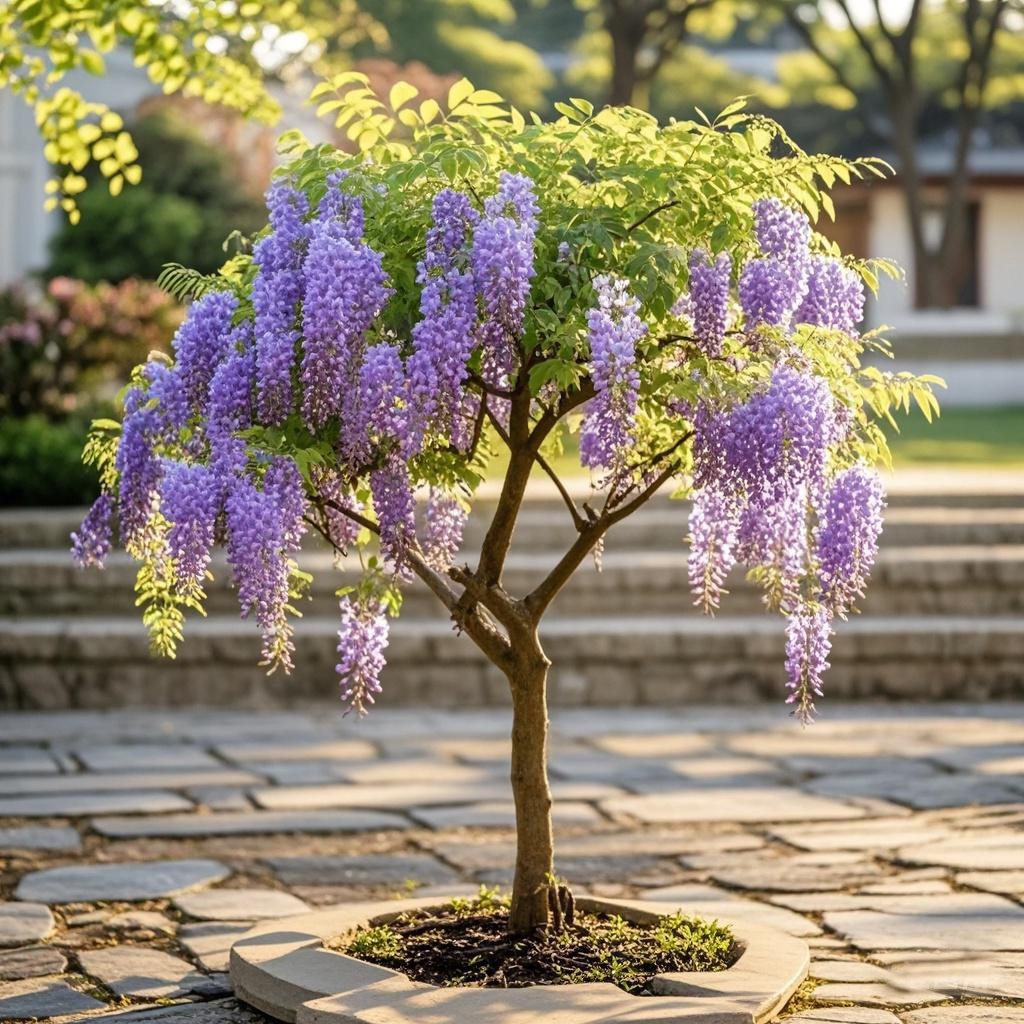 紫藤花苗爬藤树苗九重紫阳台花卉