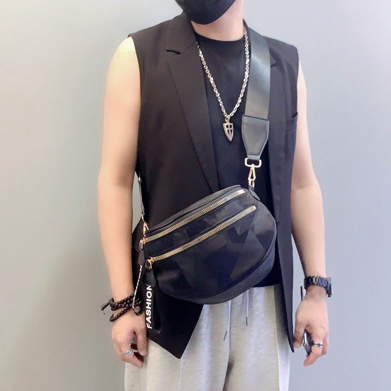 迷彩胸包新款h百搭韩版休闲时尚运动尼龙防水宽肩带单肩斜挎腰包,箱包皮具/热销女包/男包,男士包袋,淘宝优惠券,粉丝福利购,淘宝优惠卷