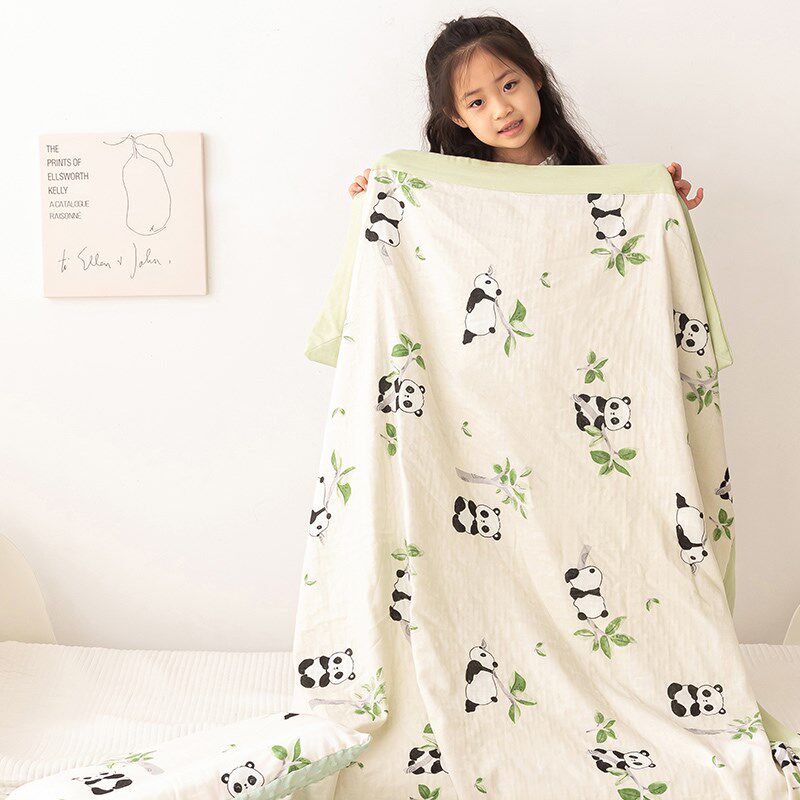 A类儿童幼儿园婴儿全棉四层纱B布夏被盖毯毛巾被薄空调夏凉被,床上用品,休闲毯/毛毯/绒毯,淘宝优惠券,粉丝福利购,淘宝优惠卷