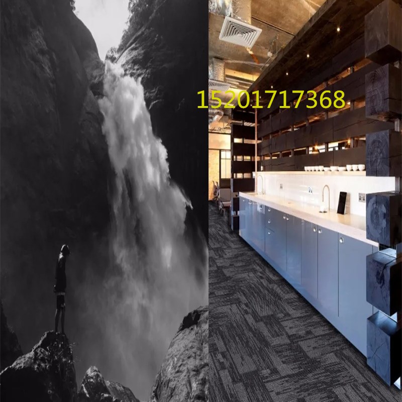 办公室地毯拼接方块满铺写字楼工程地毯酒店商用道成W长条拼接地