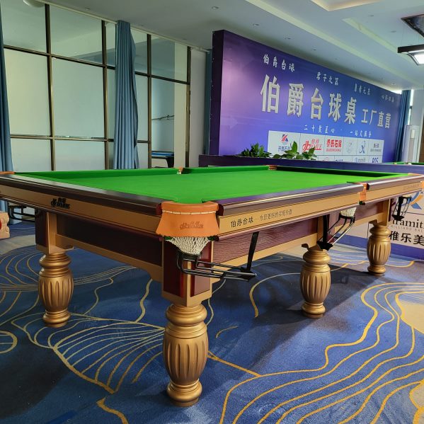 伯爵台球桌标准型中式黑八球房俱乐部赛级钢库九江青石板桌球台