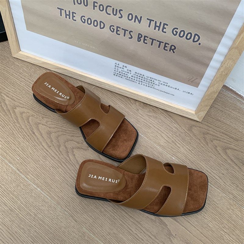 2025新f款时尚工字百搭平底凉鞋女凉拖防滑沙滩凉鞋,女鞋,一字拖,淘宝优惠券,粉丝福利购,淘宝优惠卷