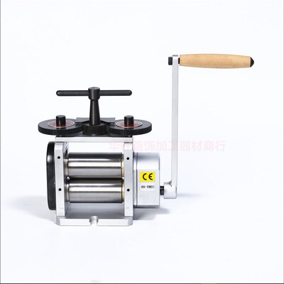 欧式手摇金银压光面压片机光面戒指手镯I压片机首饰压片机静音稳