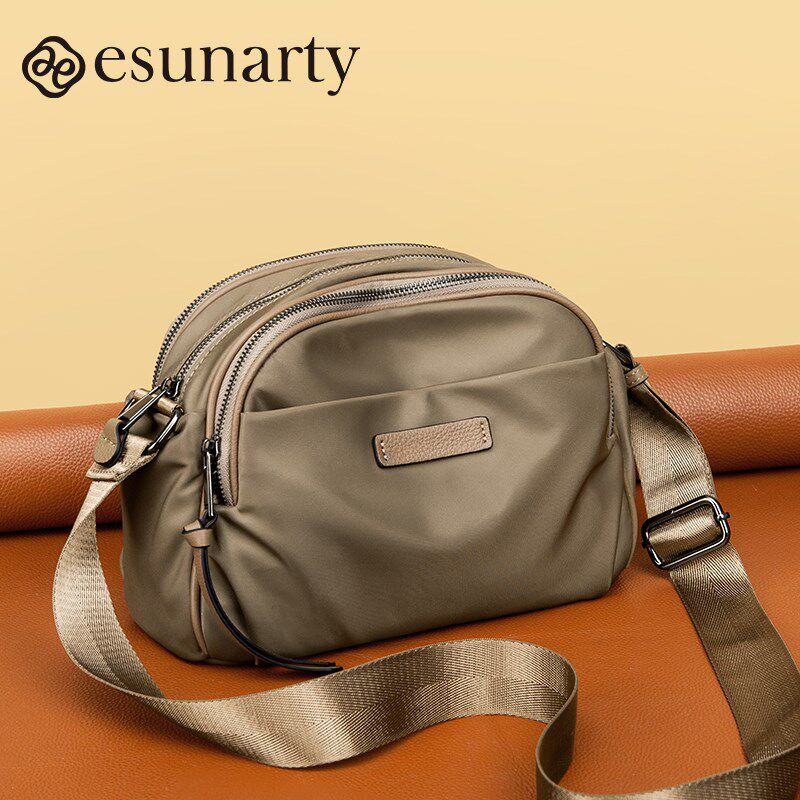 牛津布包a包女士2025新款夏天斜挎小包大容量休闲妈妈中年手提女