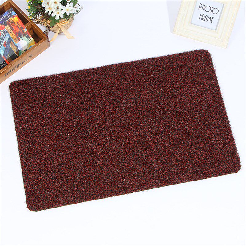 新款韩版纯色进门地垫门垫卧室门厅吸水脚垫 浴室厨房垫地毯