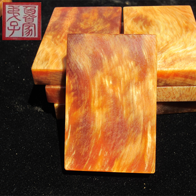 九年老店 北沉香琥珀木东北松明子满油全透手把件无事牌吊坠男女