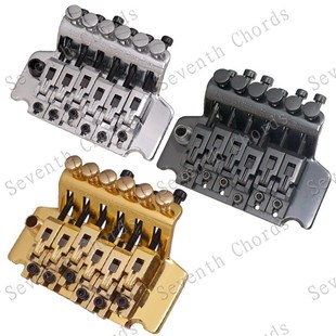 电吉他电吉他摇琴桥摇颤音系统 拉弦板弦桥 颤音器黑