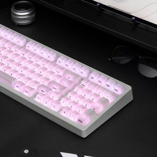 佐赫Z等高线机械键盘有线无线客制化办公麻将音静音