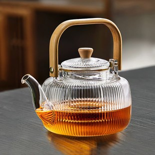 煮茶壶玻璃泡茶家用花茶具电N陶炉烧水壶提梁煮茶器 2025新款
