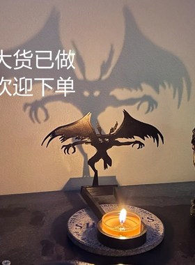 Funn hdow tnd万圣节有趣的蜡烛台桌面装饰品