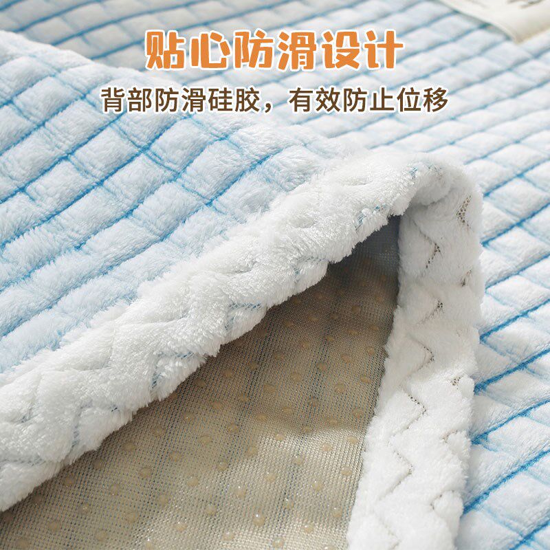 摇摇椅垫子短毛绒躺椅坐垫一体摇椅垫加厚冬季懒椅垫罩