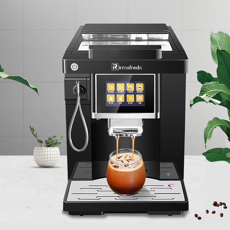 现磨豆意式全自动办公室咖啡机家用小型打奶泡浓缩商用研磨一体机