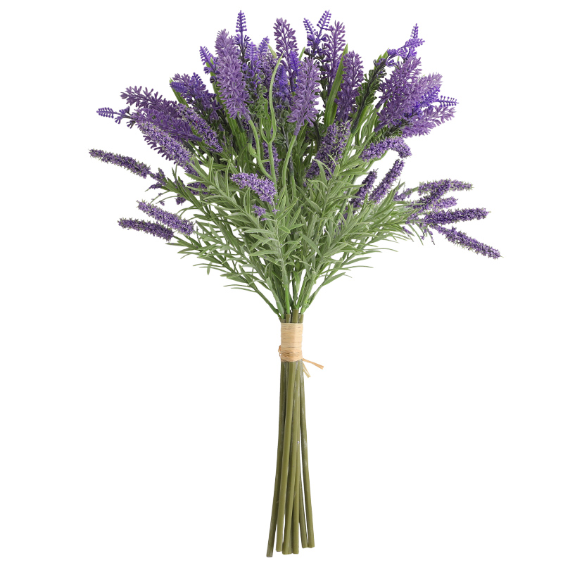 泰环 普罗旺斯薰衣草仿真花大把束塑料假花 客厅桌面摆件装饰道具
