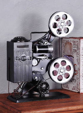 复古老式电影放映机怀旧古董老物件上海民国模型道具软装饰品