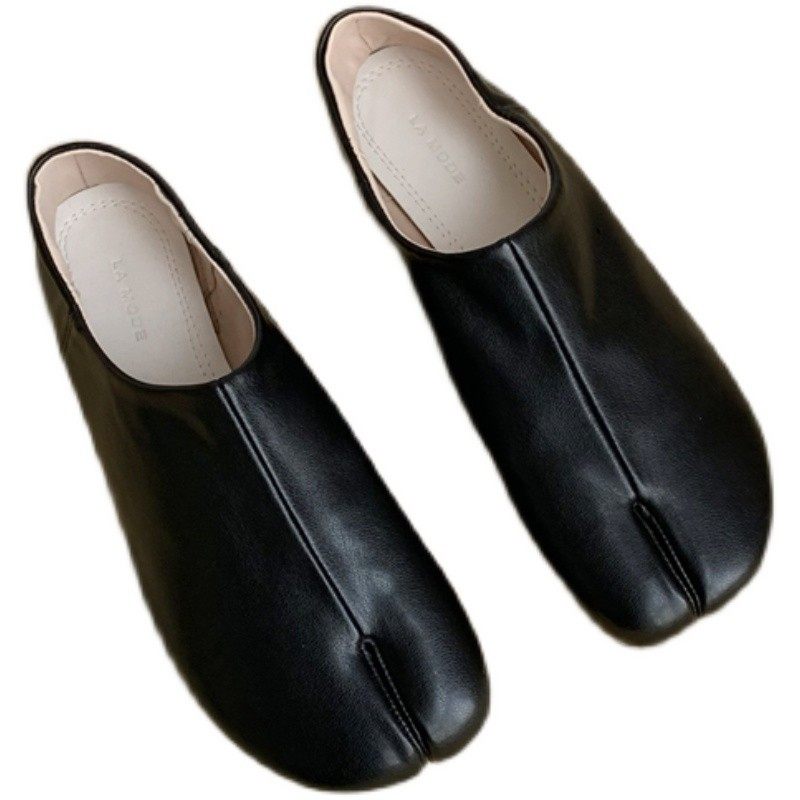 平底小众分趾猪蹄单鞋女鞋子v2021年新款夏季黑色软底奶奶鞋春秋,女鞋,浅口单鞋,淘宝优惠券,粉丝福利购,淘宝优惠卷