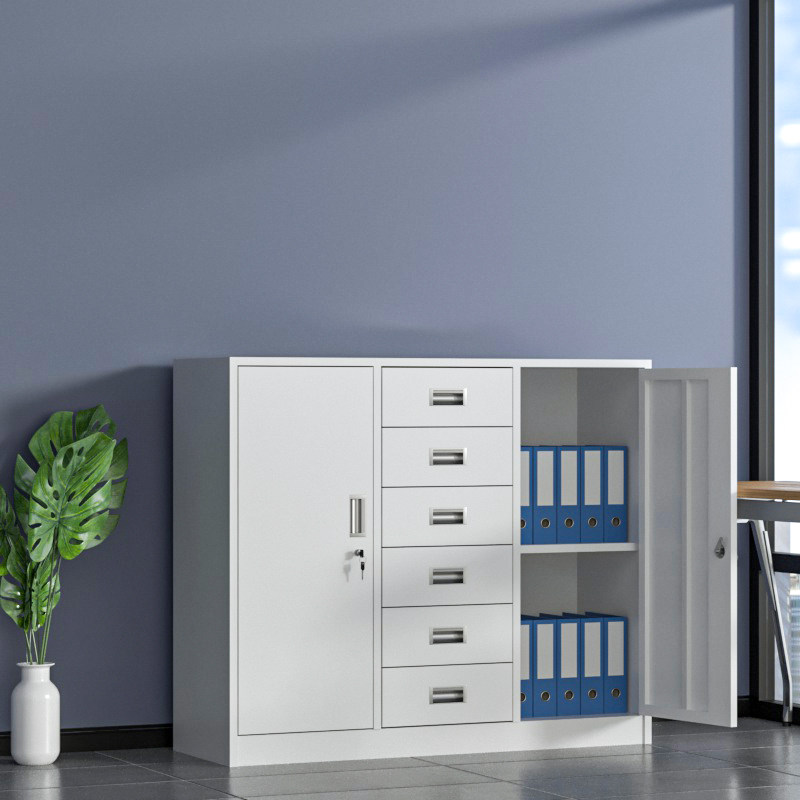 办公室铁皮文f件柜宽中六下节矮柜带抽屉车间工具柜收纳柜储物柜,商业/办公家具,文件柜,淘宝优惠券,粉丝福利购,淘宝优惠卷