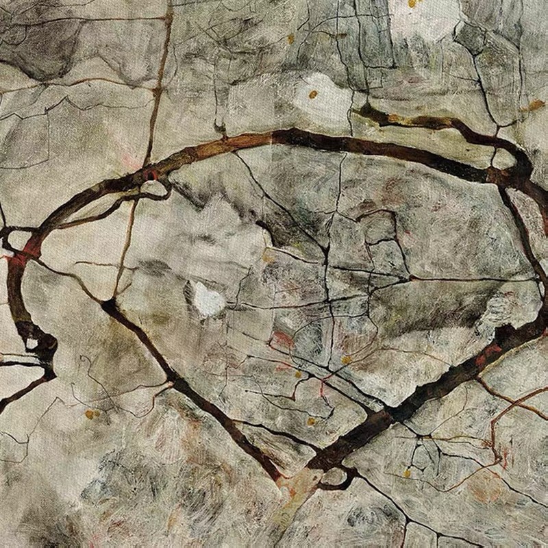 席勒 秋树 现代抽象风景艺术装饰画客I厅书房玄关过道壁画餐厅墙图片