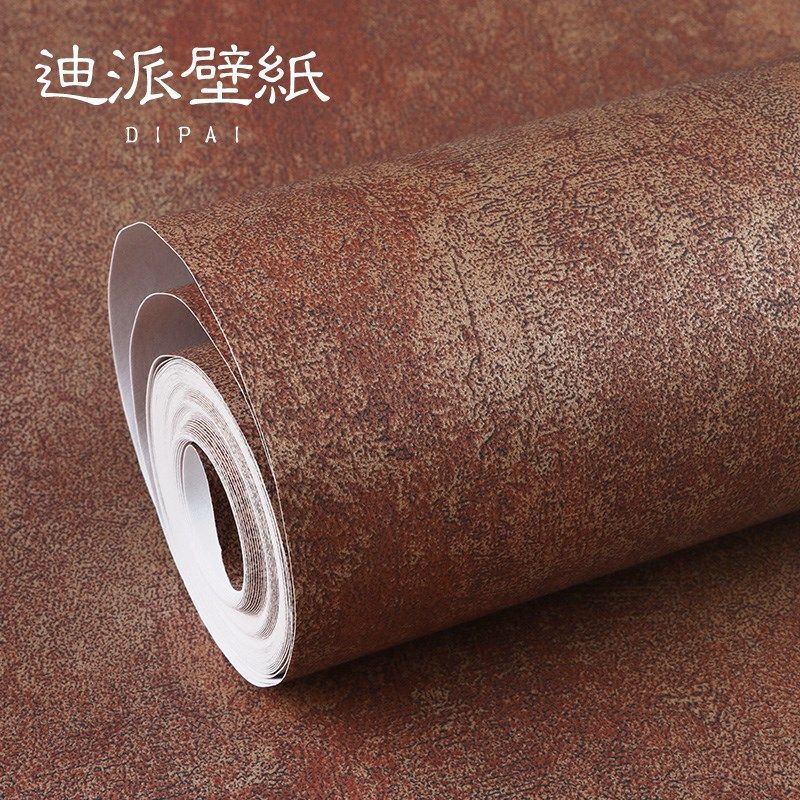 2024新款卧室背景墙奥斯龙无纺布墙纸橘红色斑驳美式素色纯色壁纸,家装主材,无纺布墙纸,淘宝优惠券,粉丝福利购,淘宝优惠卷