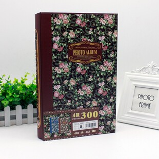 相册影集插页式 6寸8寸混装 300张 盒装大容量家庭普通相册本
