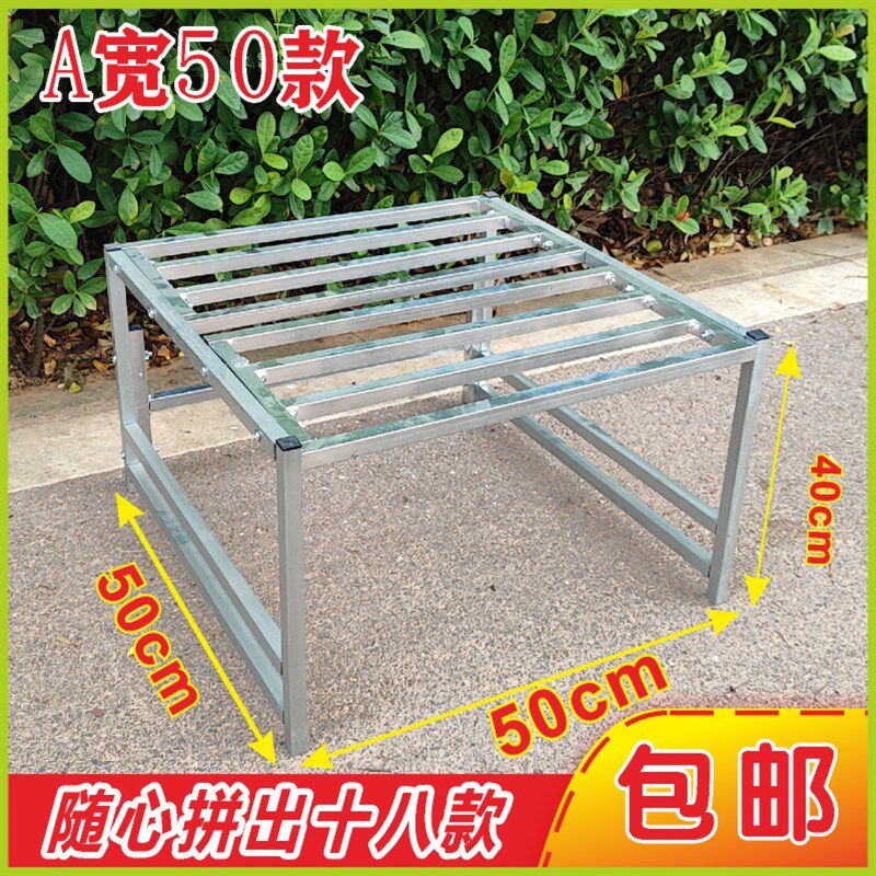 宽50正方形花架子置物架装饰架单盆单层盆景架阳台客厅垫高托架子
