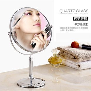 浴室化妆放大镜子 酒店卫生间旋转伸缩镜子可折叠妆前剃须美容镜