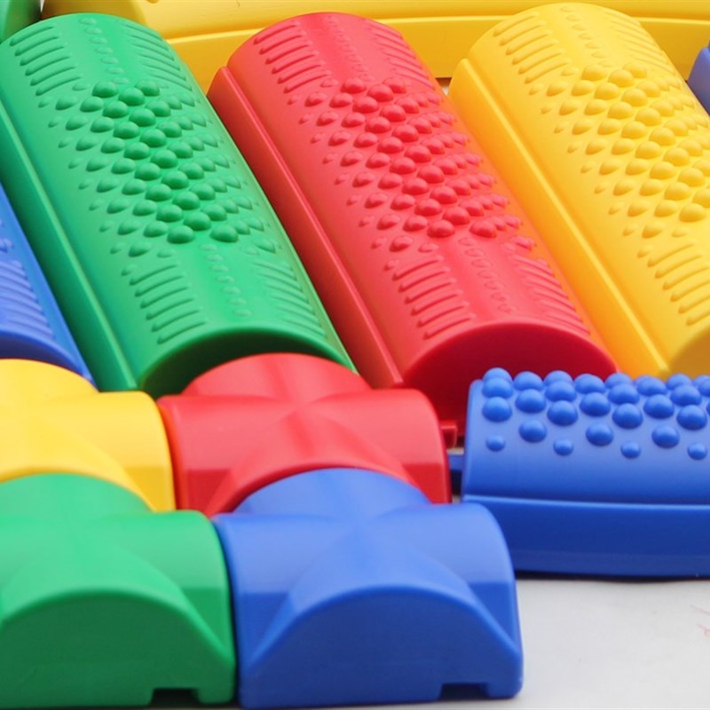 平衡触觉板2件自闭症幼儿园感统训练器材平衡木教具游乐设备