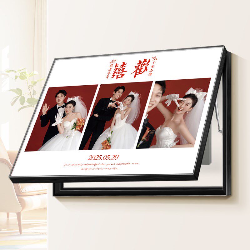 婚纱照电表箱饰画多媒体盒创意遮挡挂画电板箱壁画