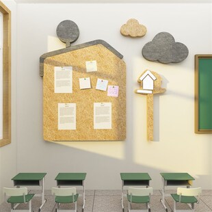 教室布置学校毛毡板公告栏荣誉榜学生风采展示照片墙班级文化装饰