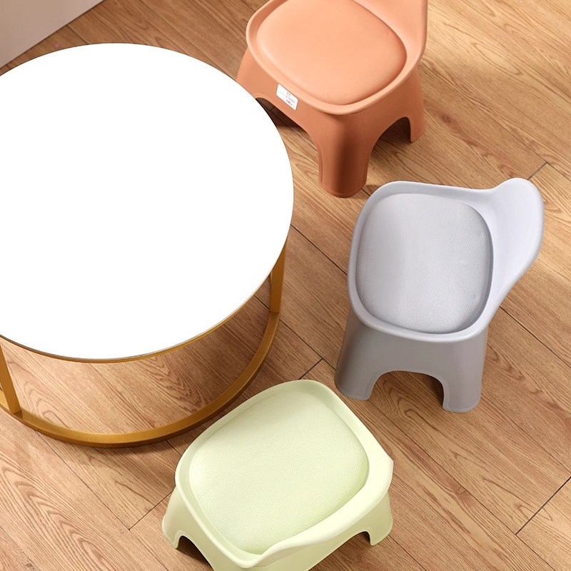 小宝宝家用矮凳子幼儿园加厚塑料靠背小板凳浴室防滑凳