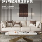 岩板升降茶几餐桌一体小户型客厅两用茶几变餐桌