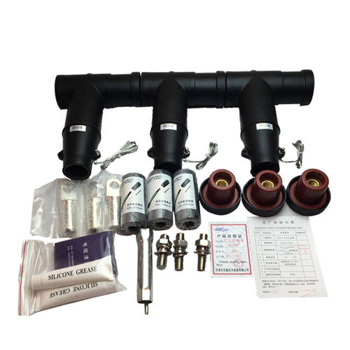 欧式电缆插拔头电缆t型头汉嘉屏蔽式中压分接箱肘型电缆头