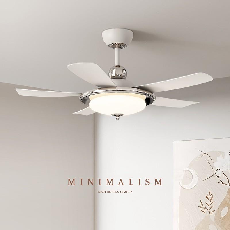 客厅吊灯大厅风扇灯吊扇灯餐厅简约现代奶油风大风力2025年新款