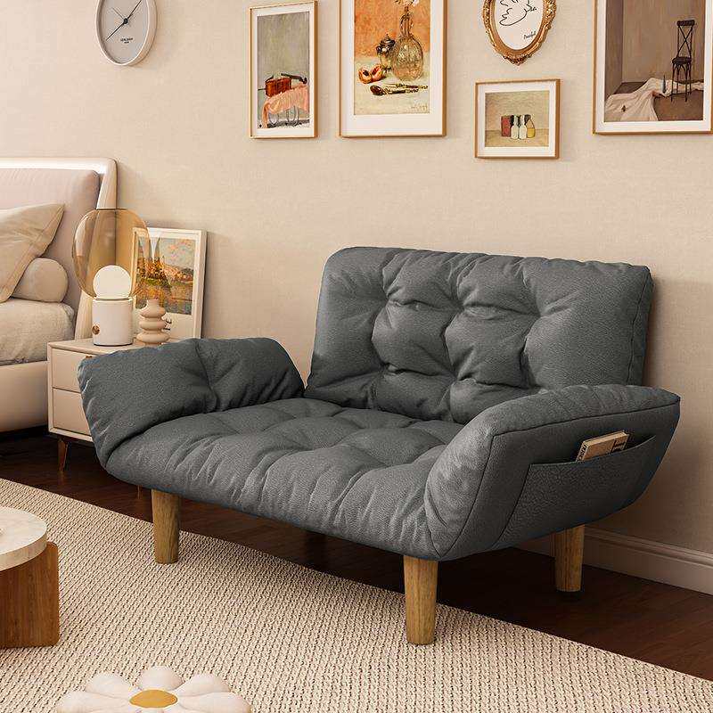 懒人沙发可躺可睡卧室小沙发阳台休闲双人榻榻米座椅公寓折叠躺椅