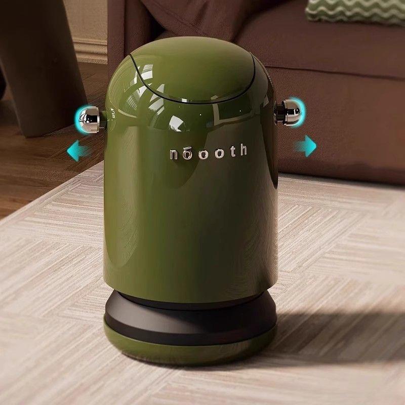 摇盖客厅垃圾桶卧室家用厨房厕所卫生间翻盖办公室高颜值塑料方形