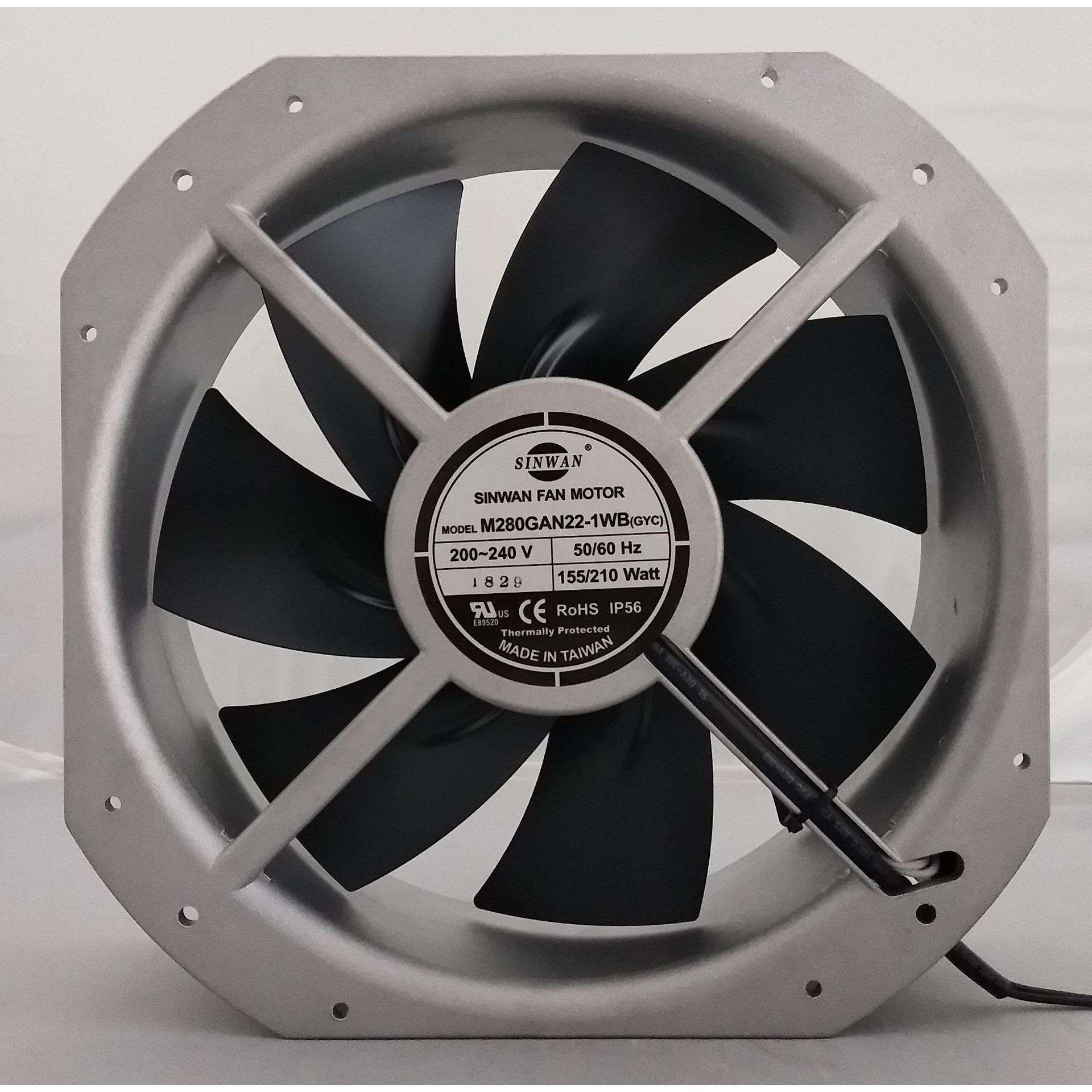 信湾M280GAN22-1WB(GYC)大风量轴流金属散热制冷高品质风扇