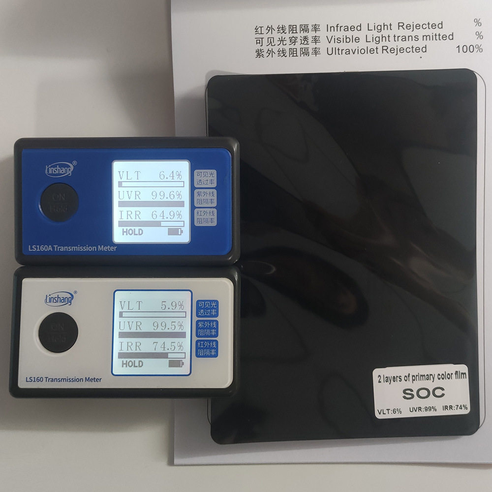 深黑汽车太阳膜隔热防晒防爆