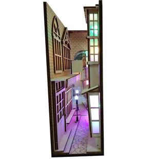 城市街区书立对角巷摆件街头巷尾对角巷书立书架工艺品北欧书立